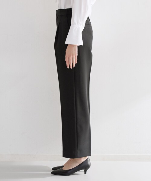 THE SHOP TK （ザ ショップ ティーケー ）の「【通勤・セレモニー】ダブルクロスワイドパンツ/セットアップ可（その他パンツ・レディース・ネイビー/ベージュ/ブラック・14/13/12/11）」の17枚目の写真