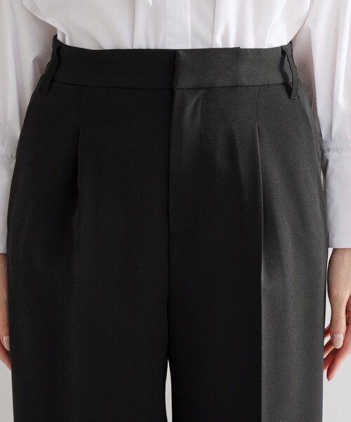 THE SHOP TK （ザ ショップ ティーケー ）の「【通勤・セレモニー】ダブルクロスワイドパンツ/セットアップ可（その他パンツ・レディース・ネイビー/ベージュ/ブラック・14/13/12/11）」の19枚目の写真