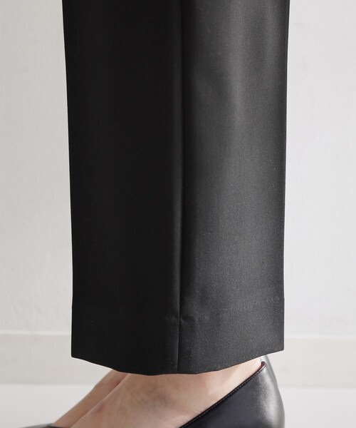 THE SHOP TK （ザ ショップ ティーケー ）の「【通勤・セレモニー】ダブルクロスワイドパンツ/セットアップ可（その他パンツ・レディース・ネイビー/ベージュ/ブラック・14/13/12/11）」の22枚目の写真