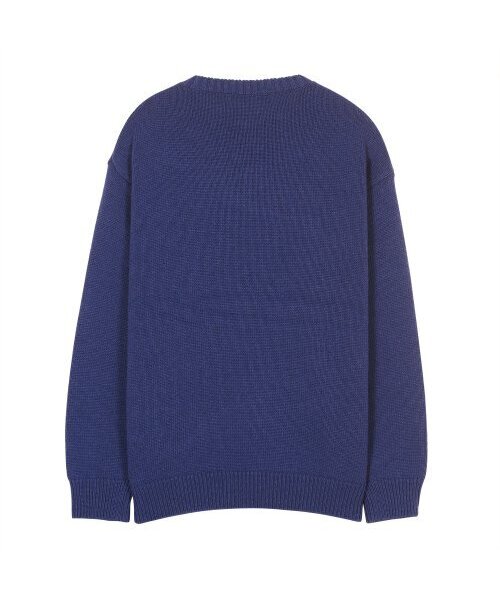 NEUFETBLEU（ヌフエブル）の「NEB round knit (blue)（ニット/セーター・レディース・その他・SMALL）」の3枚目の写真