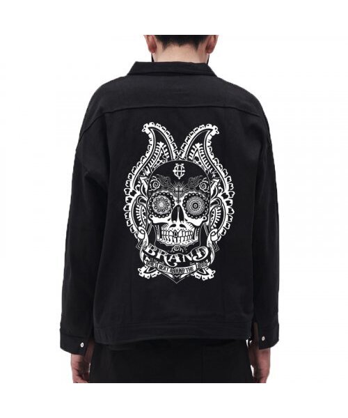 EIGHTVOLUME(エイトボリューム)の「EV ブランドスカル トラッカージャケット(デニムジャケット・メンズ・その他・ONESIZE)」の1枚目の写真