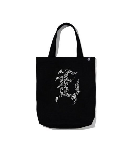 EIGHTVOLUME(エイトボリューム)の「EV Eロゴペイズリーエコバッグ(ブラック)(エコバッグ/サブバッグ・メンズ・その他・ONESIZE)」の1枚目の写真