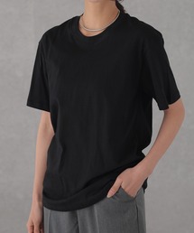 DAYRA | コットン クルーネック ベーシック 半袖 Tシャツ(Tシャツ/カットソー)