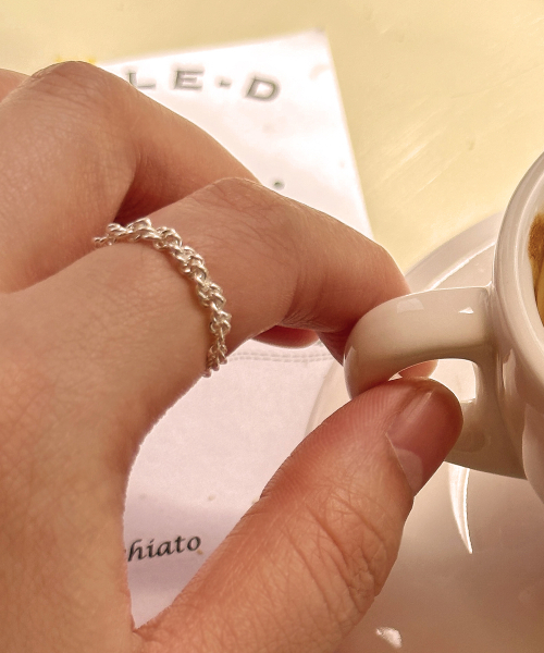 CODE.H（コード エイチ）の「(Silver 925) Weaving Silver Ring（リング・レディース・その他・11号/9号/13号/5号/3号/17号/19号/7号/15号）」の2枚目の写真