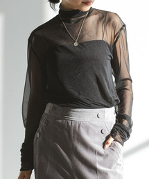 Noble | シアータートルニュアンスカット(Tシャツ/カットソー)