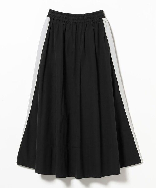 Ray BEAMS（レイビームス）の「サイドライン ギャザー スカート（スカート・レディース・オフホワイト/ブラック・1/0）」の13枚目の写真