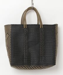 MAISON mou（メゾンムー）の「【Moon Bird/ムーンバード】手編みのメルカドバッグ（M）MBST25-08（かごバッグ）」