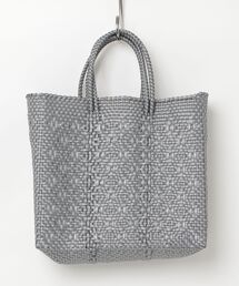 MAISON mou（メゾンムー）の「【Moon Bird/ムーンバード】手編みのメルカドバッグ（M）MBST25-08（かごバッグ）」