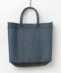 MAISON mou（メゾンムー）の「【Moon Bird/ムーンバード】手編みのメルカドバッグ（M）MBST25-08（かごバッグ）」