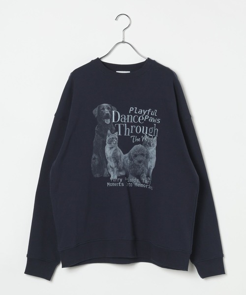 PBLIM（ページボーイリム）の「《UNISEX》エルボーパッチアニマルスウェット（スウェット・レディース・ネイビー/グレー・LARGE/MEDIUM）」の17枚目の写真