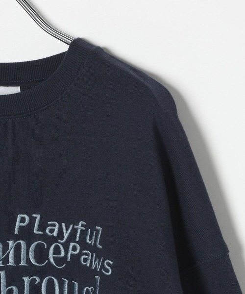 PBLIM（ページボーイリム）の「《UNISEX》エルボーパッチアニマルスウェット（スウェット・レディース・ネイビー/グレー・LARGE/MEDIUM）」の8枚目の写真