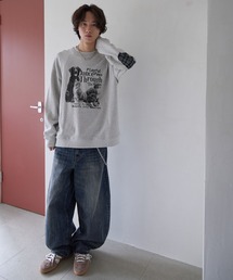 PBLIM（ページボーイリム）の「《UNISEX》エルボーパッチアニマルスウェット（スウェット）」
