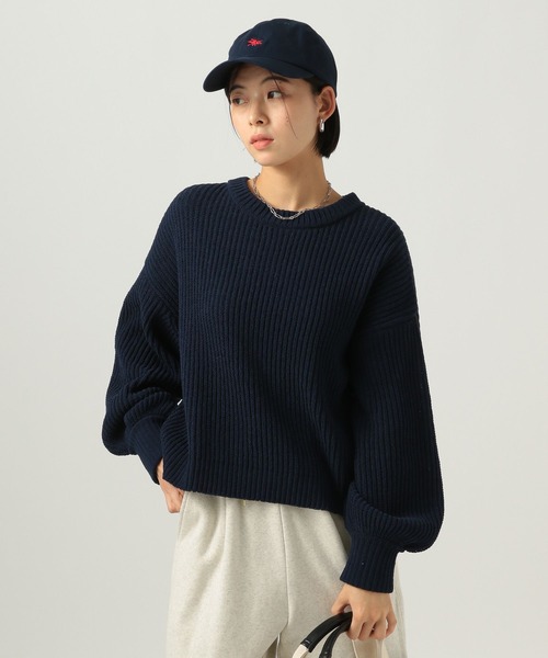 BAYFLOW(ベイフロー)の「モールアゼニットプルオーバー(ニット/セーター・レディース・ブルー/ネイビー/レッド/オフホワイト・FREE)」の20枚目の写真