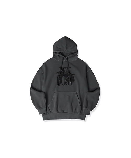 ZENDUST(ジェンダスト)の「Soleil Hoody - 6COL(パーカー・レディース・ブラックミックス/ライトカーキ/ライトピンク/ブラック/アッシュグレー/チェリーピンク・SMALL/MEDIUM/LARGE)」の2枚目の写真