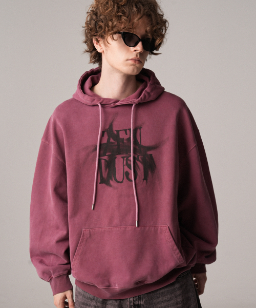 ZENDUST(ジェンダスト)の「Soleil Hoody - 6COL(パーカー・レディース・ブラックミックス/ライトカーキ/ライトピンク/ブラック/アッシュグレー/チェリーピンク・SMALL/MEDIUM/LARGE)」の7枚目の写真