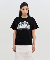 AEDITEM（エディテム）の「Tシャツの終末-ブラック（Tシャツ/カットソー）」