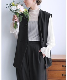 reca | ノーカラーベスト(スーツベスト)