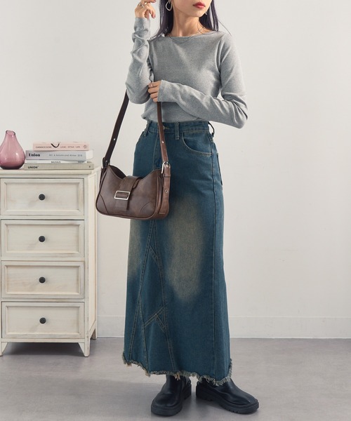 MAGASIN DE MODE Onjna(マガジンデモードオンジェナ )の「【MAGASIN DE MODE Onjna】ハーフムーンベルトバッグ SNBD(ショルダーバッグ・レディース・ブラウン/レッド/アイボリー/ブラック・FREE)」の21枚目の写真