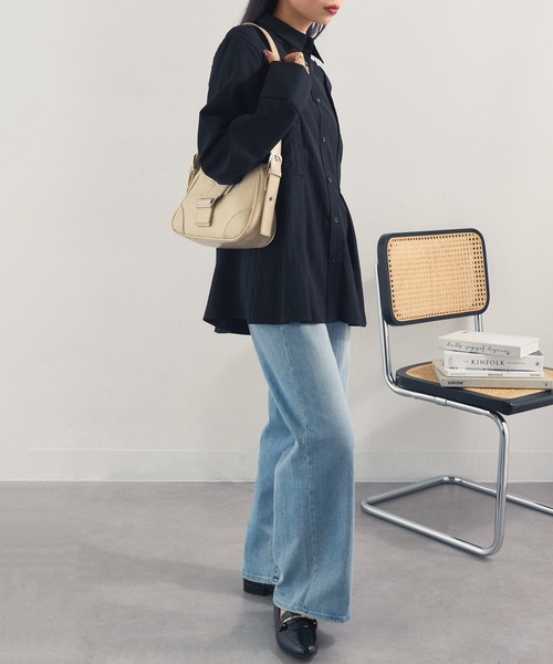 MAGASIN DE MODE Onjna(マガジンデモードオンジェナ )の「【MAGASIN DE MODE Onjna】ハーフムーンベルトバッグ SNBD(ショルダーバッグ・レディース・ブラウン/レッド/アイボリー/ブラック・FREE)」の8枚目の写真