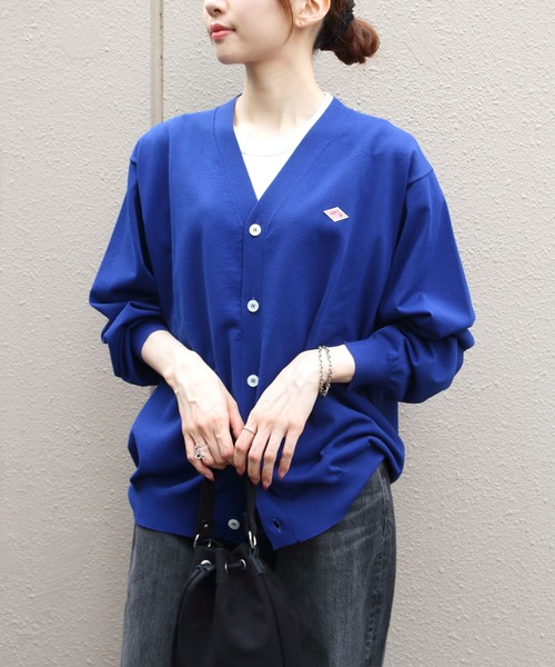 DANTON(ダントン)の「DANTON/ダントン Vネックニットカーディガン V NECK KNIT CARDIGAN DT-D0138YSD(カーディガン/ボレロ・メンズ・ブルー/ブラック/グレー・40/38/42)」の3枚目の写真
