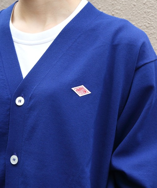 DANTON(ダントン)の「DANTON/ダントン Vネックニットカーディガン V NECK KNIT CARDIGAN DT-D0138YSD(カーディガン/ボレロ・メンズ・ブルー/ブラック/グレー・40/38/42)」の4枚目の写真
