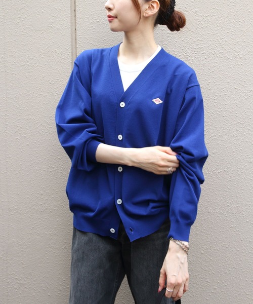 DANTON(ダントン)の「DANTON/ダントン Vネックニットカーディガン V NECK KNIT CARDIGAN DT-D0138YSD(カーディガン/ボレロ・メンズ・ブルー/ブラック/グレー・40/38/42)」の5枚目の写真