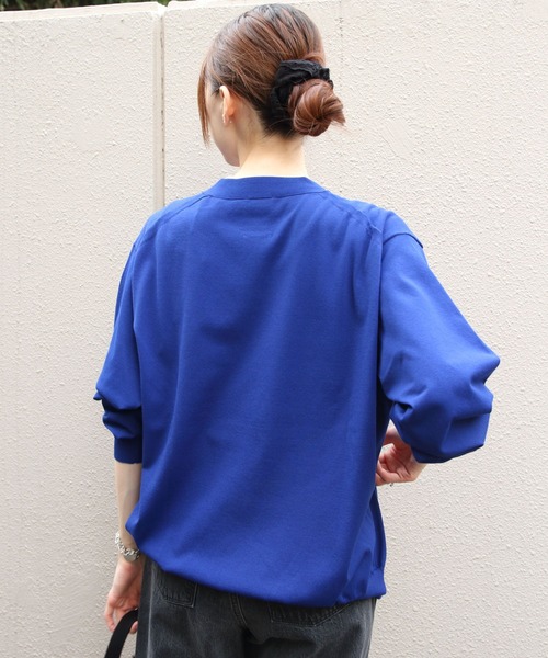 DANTON(ダントン)の「DANTON/ダントン Vネックニットカーディガン V NECK KNIT CARDIGAN DT-D0138YSD(カーディガン/ボレロ・メンズ・ブルー/ブラック/グレー・40/38/42)」の7枚目の写真