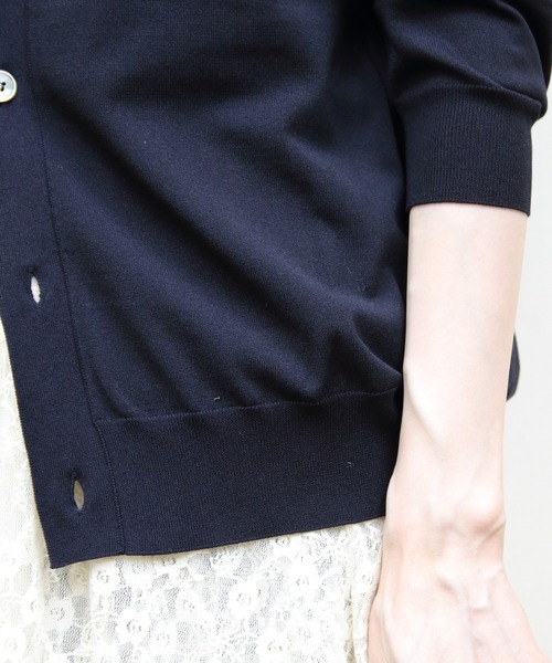DANTON(ダントン)の「DANTON/ダントン Vネックニットカーディガン V NECK KNIT CARDIGAN DT-D0138YSD(カーディガン/ボレロ・メンズ・ブルー/ブラック/グレー・40/38/42)」の21枚目の写真