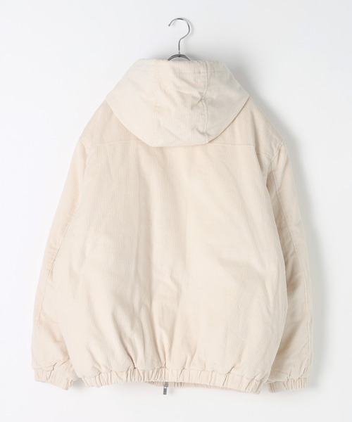 SOME PLACE(サムプレイス)の「【UNISEX】SOME PLACE/コーデュロイダウンジャケット(ダウンジャケット/コート・レディース・ブラック/アイボリー・FREE)」の22枚目の写真