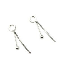 KISHOKACHI 希少価値 チェーン&ボールスティッククリッカーステンレスピアス
