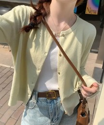 ALTROSE（アルトローズ）の「カーディガン ゴールドボタン 長袖（カーディガン/ボレロ）」