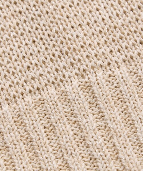 La boutique BonBon（ラブティックボンボン）の「【今すぐお届け！・着回し力抜群】テープヤーンラメクロップドニット（ニット/セーター・レディース・ライトベージュ/ライトグレー/ピンク・FREE）」の22枚目の写真