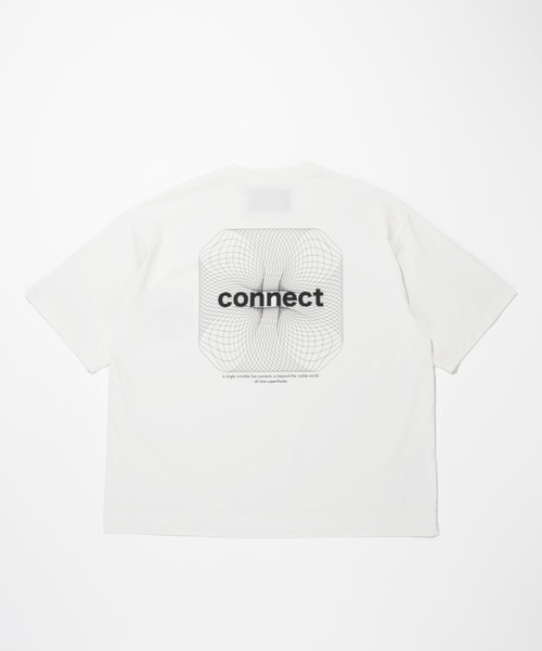 SUPERTHANKS（スーパーサンクス）の「【吸水速乾・接触冷感・抗菌防臭】バックプリントTシャツ[connect] Functional S/S T-shirt（Tシャツ/カットソー・メンズ・ブラック/チャコールグレー/ベージュ/ホワイト・S/L/M）」の6枚目の写真