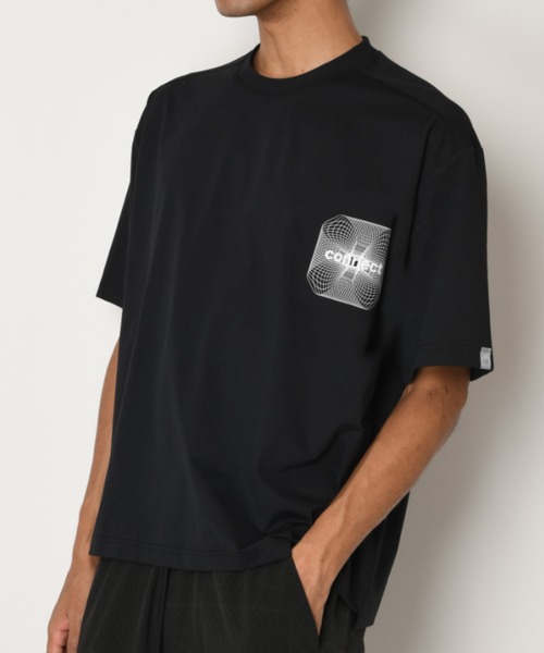SUPERTHANKS（スーパーサンクス）の「【吸水速乾・接触冷感・抗菌防臭】バックプリントTシャツ[connect] Functional S/S T-shirt（Tシャツ/カットソー・メンズ・ブラック/チャコールグレー/ベージュ/ホワイト・S/L/M）」の16枚目の写真