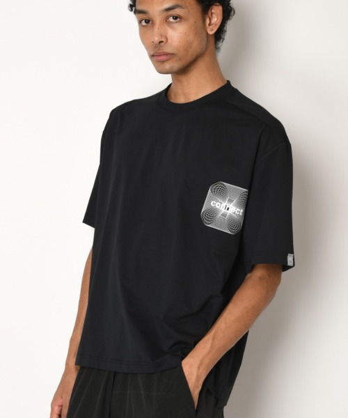 SUPERTHANKS（スーパーサンクス）の「【吸水速乾・接触冷感・抗菌防臭】バックプリントTシャツ[connect] Functional S/S T-shirt（Tシャツ/カットソー・メンズ・ブラック/チャコールグレー/ベージュ/ホワイト・S/L/M）」の17枚目の写真