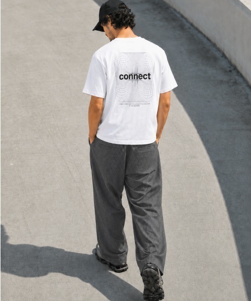 SUPERTHANKS（スーパーサンクス）の「【吸水速乾・接触冷感・抗菌防臭】バックプリントTシャツ[connect] Functional S/S T-shirt（Tシャツ/カットソー・メンズ・ブラック/チャコールグレー/ベージュ/ホワイト・S/L/M）」の13枚目の写真