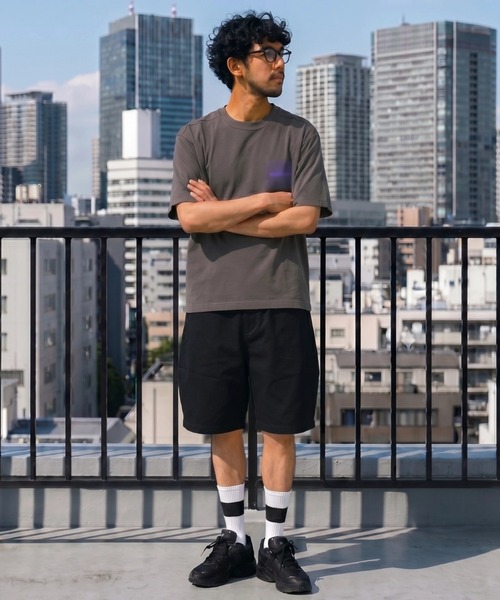 SUPERTHANKS（スーパーサンクス）の「【吸水速乾・接触冷感・抗菌防臭】バックプリントTシャツ[connect] Functional S/S T-shirt（Tシャツ/カットソー・メンズ・ブラック/チャコールグレー/ベージュ/ホワイト・S/L/M）」の14枚目の写真