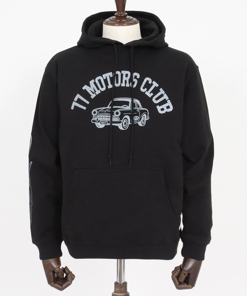 seventy seven（セブンティセブン）の「mpa4025-light onz P-O parka (77motors) プルオーバーパーカー(7726S070)（パーカー・メンズ・ホワイト/ブラック/アッシュ・XL/L/M/S）」の20枚目の写真