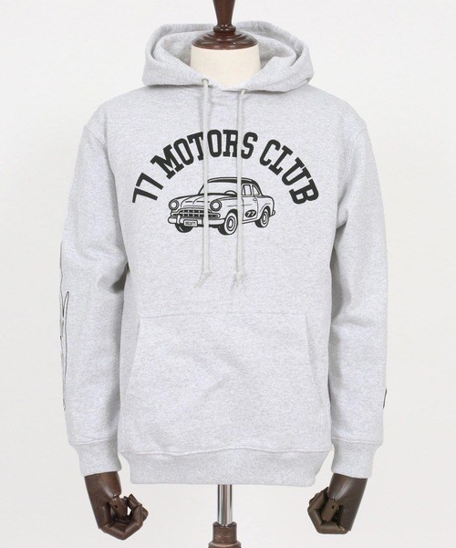 seventy seven（セブンティセブン）の「mpa4025-light onz P-O parka (77motors) プルオーバーパーカー(7726S070)（パーカー・メンズ・ホワイト/ブラック/アッシュ・XL/L/M/S）」の22枚目の写真