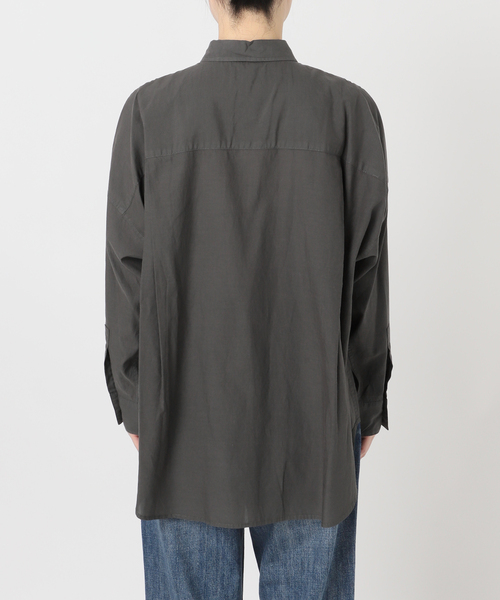 新色有り / 追加》ガーメントダイカシュクールシャツ（シャツ/ブラウス