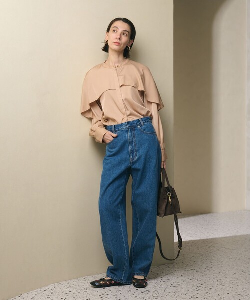 BEAUTY&YOUTH UNITED ARROWS（ビューティーアンドユースユナイテッドアローズ）の「チュール フラワー エンブロイダリー バレエシューズ（バレエシューズ・レディース・ブラック/ナチュラル・36/36h/37/37h）」の6枚目の写真