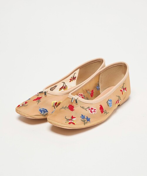 BEAUTY&YOUTH UNITED ARROWS（ビューティーアンドユースユナイテッドアローズ）の「チュール フラワー エンブロイダリー バレエシューズ（バレエシューズ・レディース・ブラック/ナチュラル・36/36h/37/37h）」の15枚目の写真