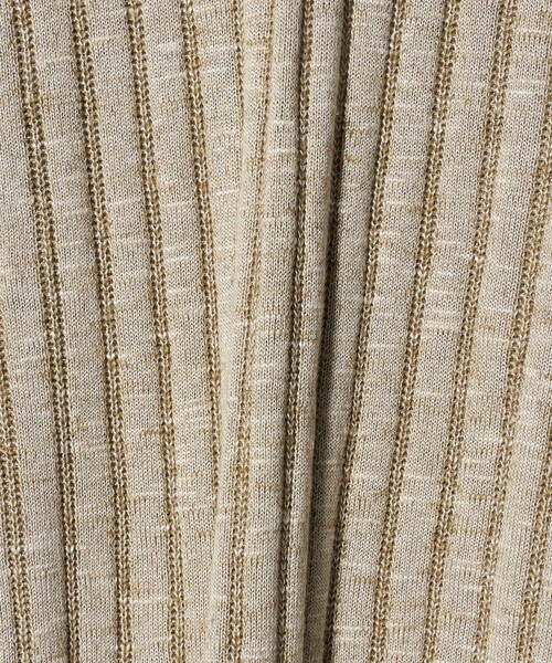 crepuscule（クレプスキュール）の「＜crepuscule × Steven Alan＞ RY/LNN VEST/ニットベスト（ニット/セーター・メンズ・ブラック/オフホワイト・1/2）」の9枚目の写真