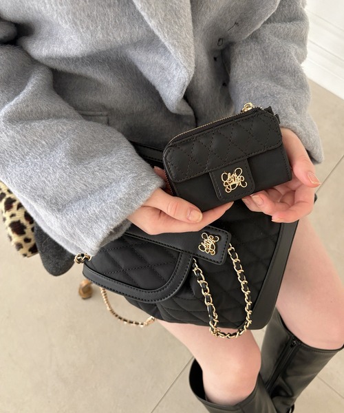 my twilight(マイトワイライト)の「mytwilight キルティング チェーン リュック(バックパック/リュック・レディース・ブラック/キャメル/ベージュ・FREE)」の13枚目の写真