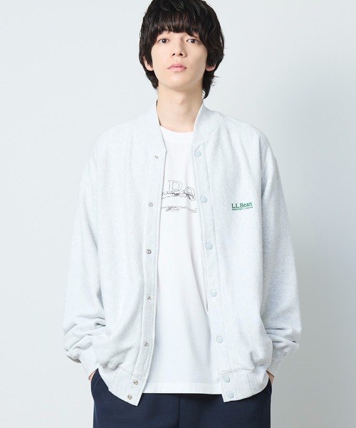 L.L.Bean(エルエルビーン)の「【JAPAN EDITION】スミスフィールド・ジャケット(スウェット・メンズ・ライトグレー/ネイビー・LARGE/MEDIUM/SMALL)」の20枚目の写真