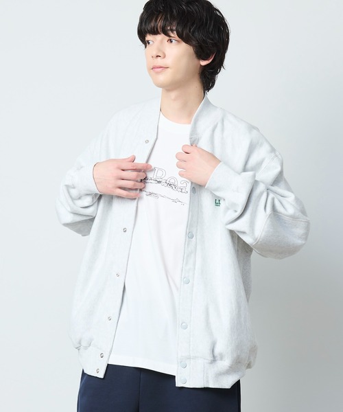 L.L.Bean(エルエルビーン)の「【JAPAN EDITION】スミスフィールド・ジャケット(スウェット・メンズ・ライトグレー/ネイビー・LARGE/MEDIUM/SMALL)」の19枚目の写真
