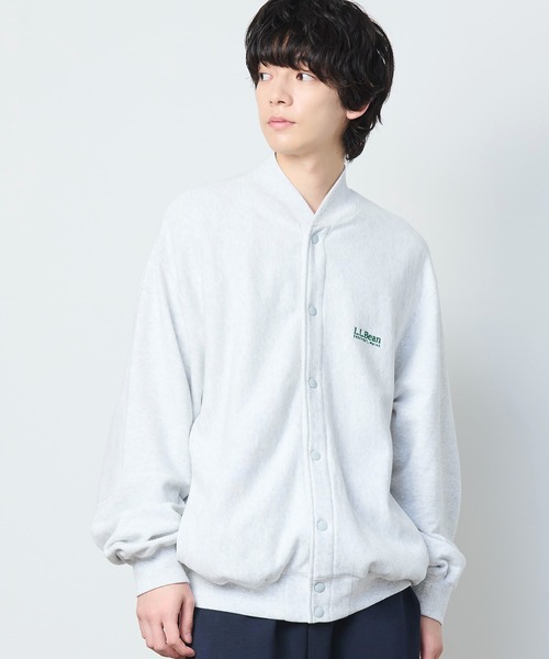 L.L.Bean(エルエルビーン)の「【JAPAN EDITION】スミスフィールド・ジャケット(スウェット・メンズ・ライトグレー/ネイビー・LARGE/MEDIUM/SMALL)」の18枚目の写真