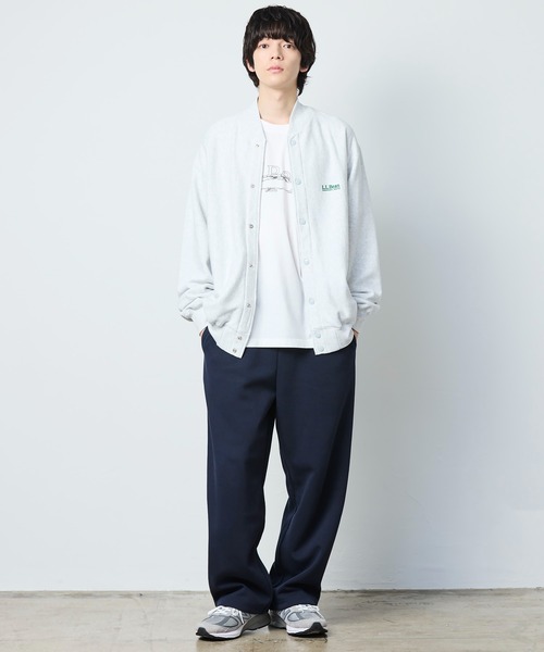 L.L.Bean(エルエルビーン)の「【JAPAN EDITION】スミスフィールド・ジャケット(スウェット・メンズ・ライトグレー/ネイビー・LARGE/MEDIUM/SMALL)」の14枚目の写真