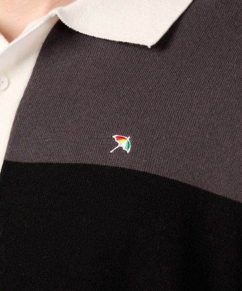 Arnold Palmer(アーノルドパーマー)の「シェア パネルボーダーニット ラガーシャツ(ニット/セーター・レディース・チャコールグレー/ネイビー・M/L/LL/S/XS)」の17枚目の写真