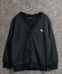 POLO CHAMPS（ポロチャンプス）の「【POLO CHAMPS ポロチャンプス】 無地 ワンポイント刺繍 カーディガン（カーディガン/ボレロ）」